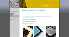 Desktop Screenshot of bonbonframing.co.uk