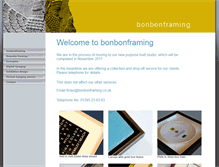 Tablet Screenshot of bonbonframing.co.uk